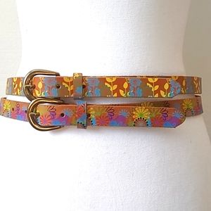 Anthropologie Double Leather Belt